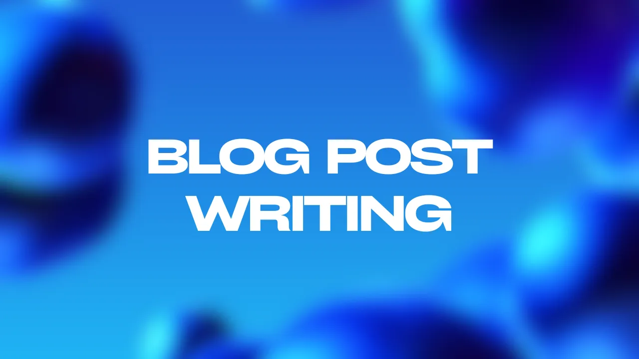 blog post writing